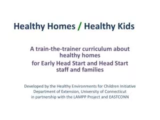 Healthy Homes / Healthy Kids