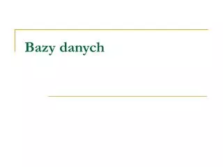 bazy danych