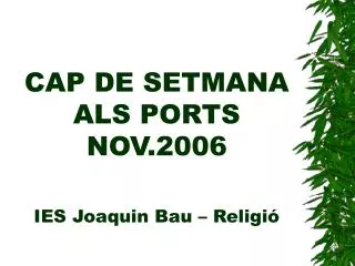 ies joaquin bau religi