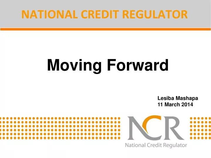 national credit regulator