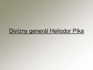 div zny gener l heliodor p ka