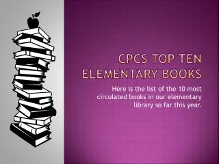 CPCS Top Ten elementary Books