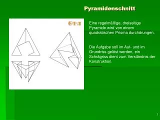 pyramidenschnitt