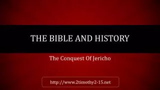The bible and history