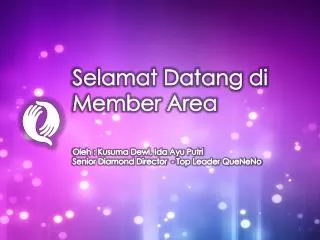 selamat datang di member area