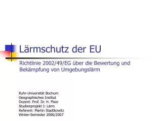 l rmschutz der eu