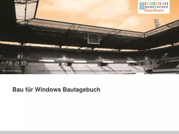 bau f r windows bautagebuch