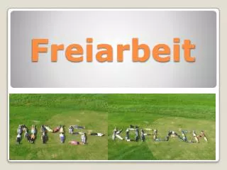 freiarbeit
