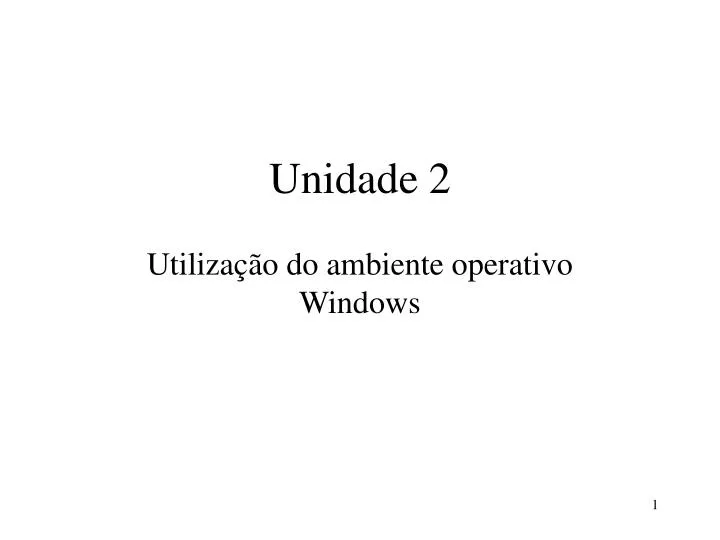 unidade 2