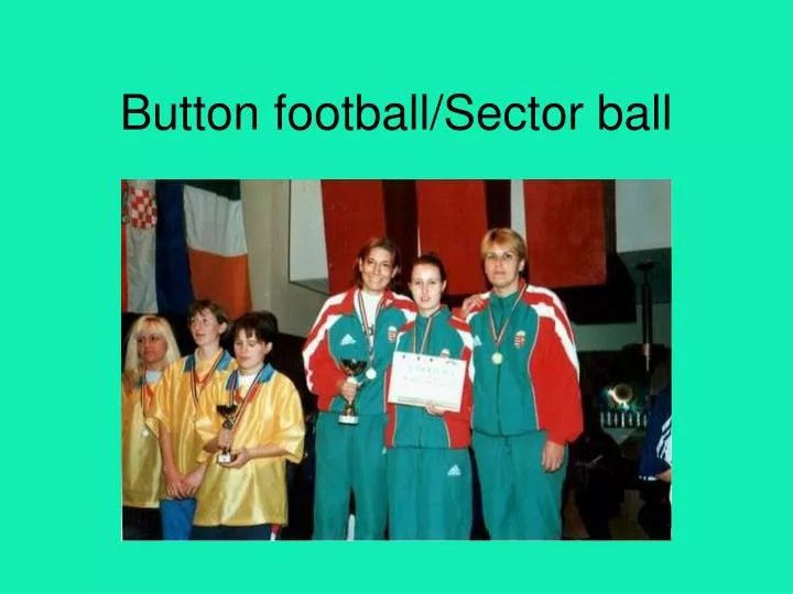 button football sector ball