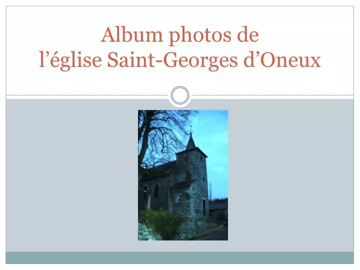 album photos de l glise saint georges d oneux