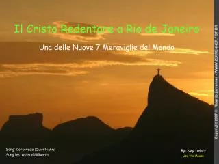Il Cristo Redentore a Rio de Janeiro
