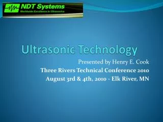 Ultrasonic Technology
