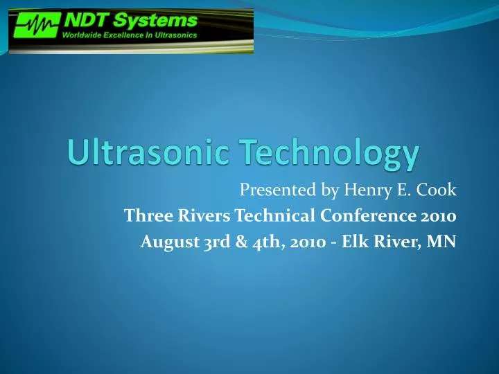 ultrasonic technology