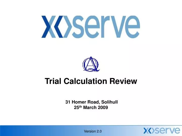 trial calculation review