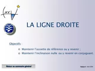 la ligne droite
