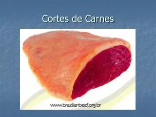 cortes de carnes