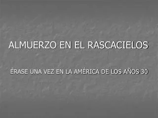 almuerzo en el rascacielos
