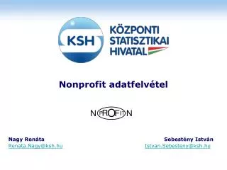 nonprofit adatfelv tel