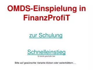 schnelleinstieg f r bereits geschulte user