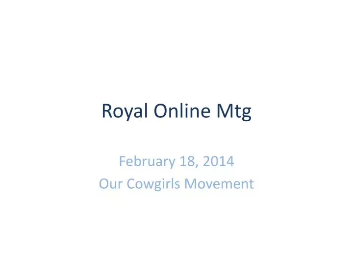 royal online mtg