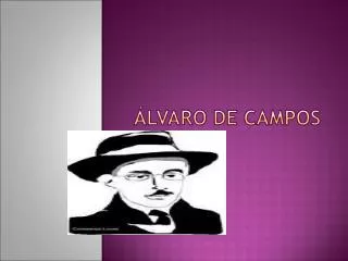 lvaro de campos