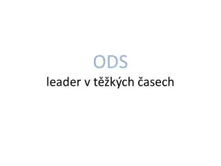 ods leader v t k ch asech