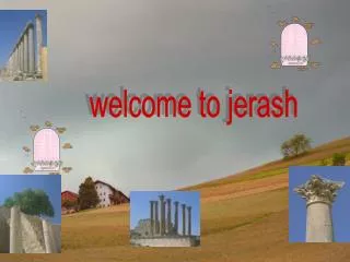 welcome to jerash