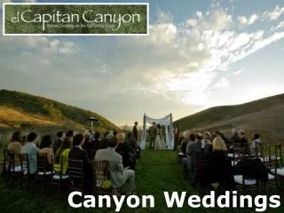 Canyon Weddings