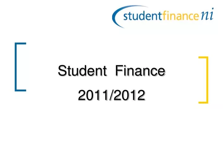 student finance 2011 2012