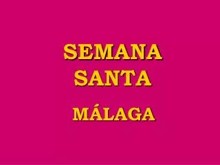 semana santa