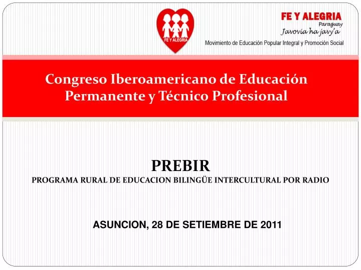 congreso iberoamericano de educaci n permanente y t cnico profesional