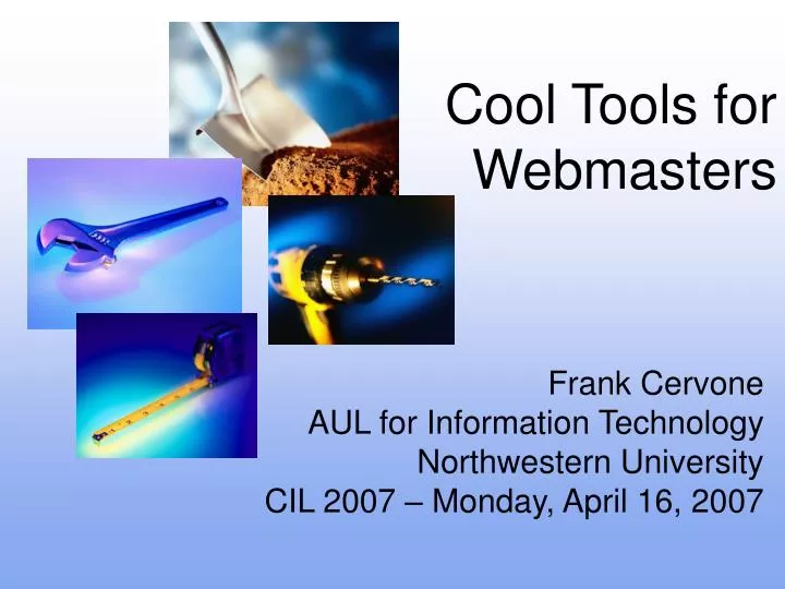 cool tools for webmasters