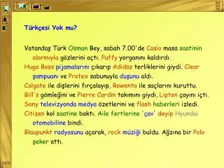 t rk esi yok mu