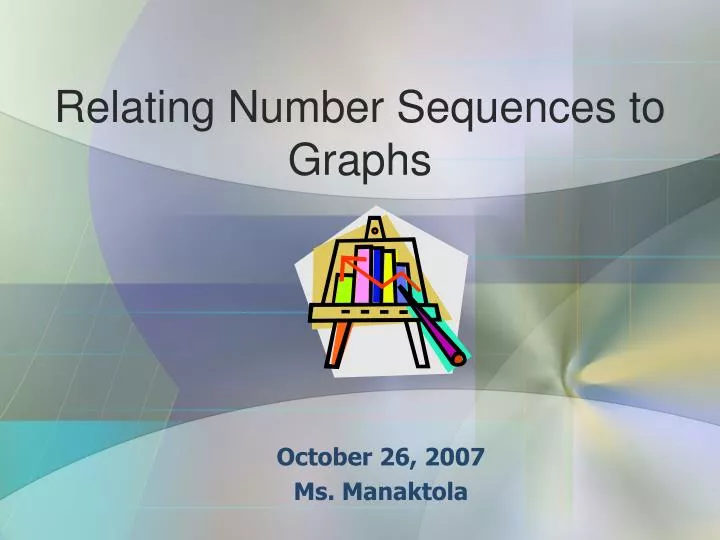 relating number sequences to graphs