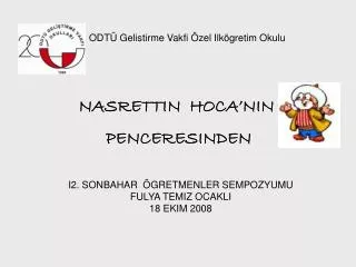 nasrettin hoca nin penceresinden