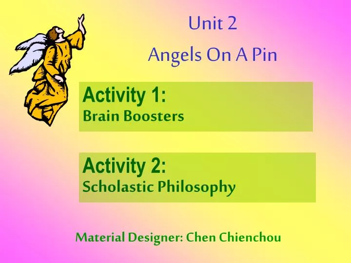 unit 2 angels on a pin