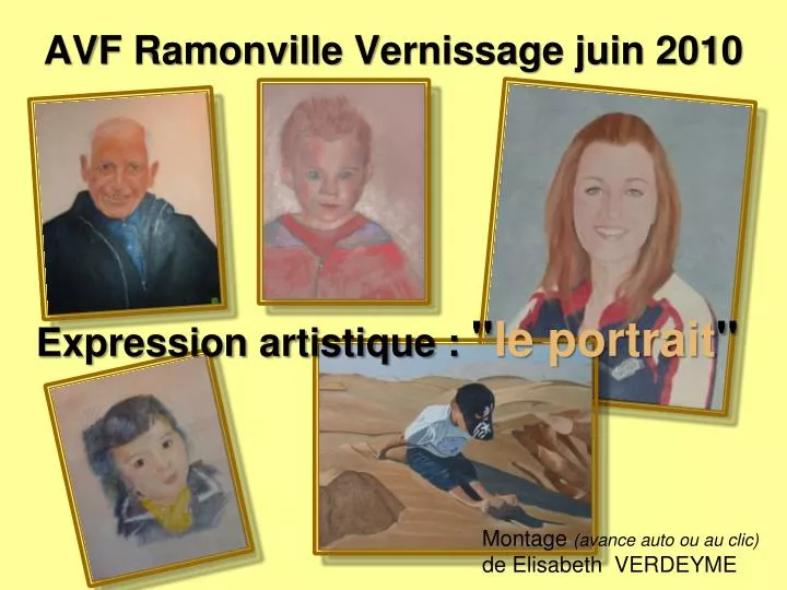 expression artistique le portrait