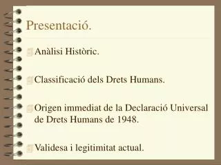 presentaci