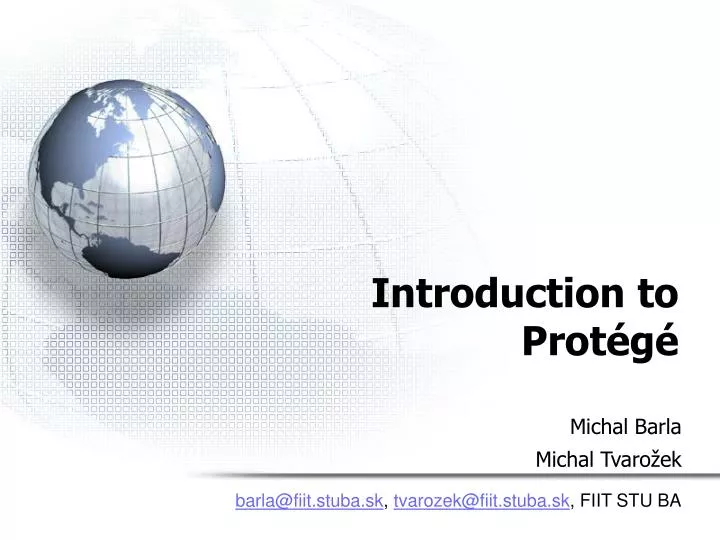 introduction to prot g