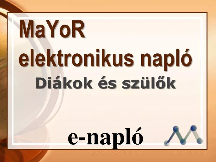 mayor elektronikus napl
