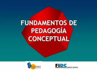 fundamentos de pedagog a conceptual