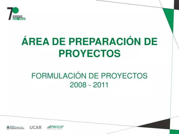rea de preparaci n de proyectos formulaci n de proyectos 2008 2011