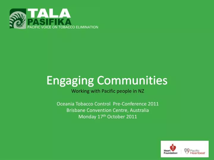 engaging communities