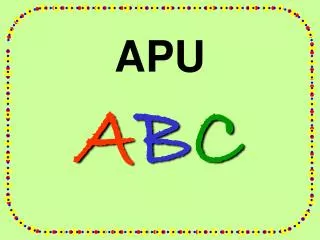 apu a b c