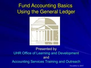 Fund Accounting Basics Using the General Ledger