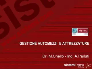 gestione automezzi e attrezzature