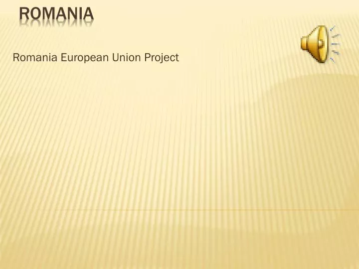 romania european union project