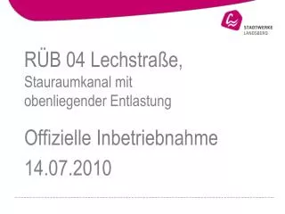 r b 04 lechstra e stauraumkanal mit obenliegender entlastung
