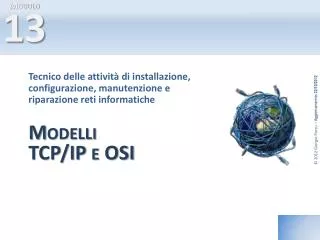 modelli tcp ip e osi